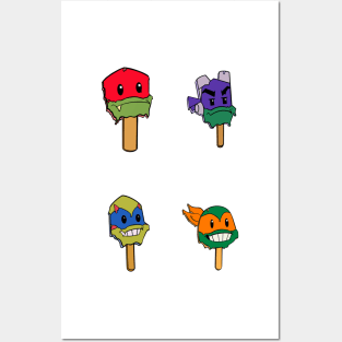 ROTTMNT Popsicles Posters and Art